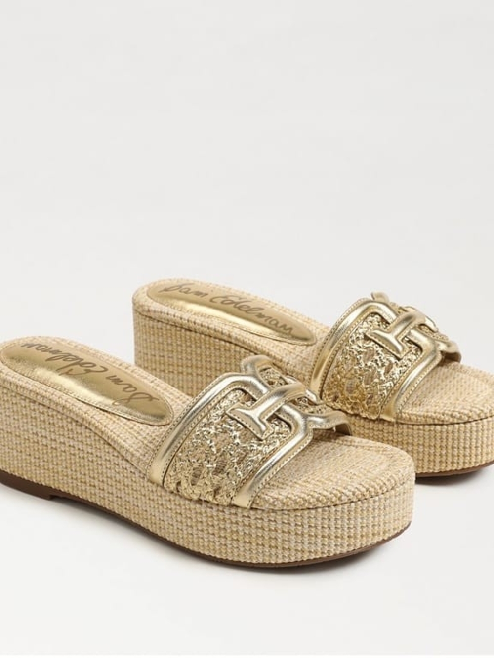 Pauleena Espadrille Sandal
Color: Amber Gold Leather